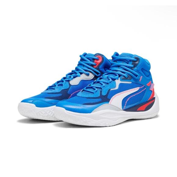 Size 8 - Men’s PUMA Playmaker Pro Mid Persian Blue (377902-08) main image 5